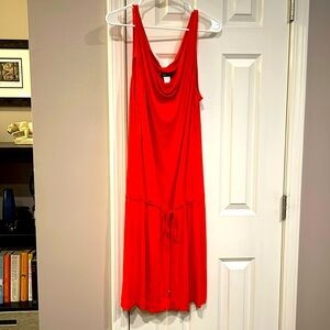 Orange large Venus mini dress